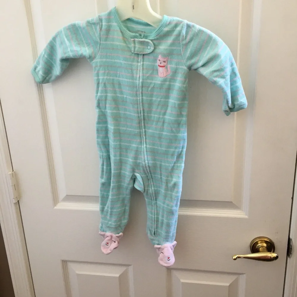 Carters 9 month footed one piece